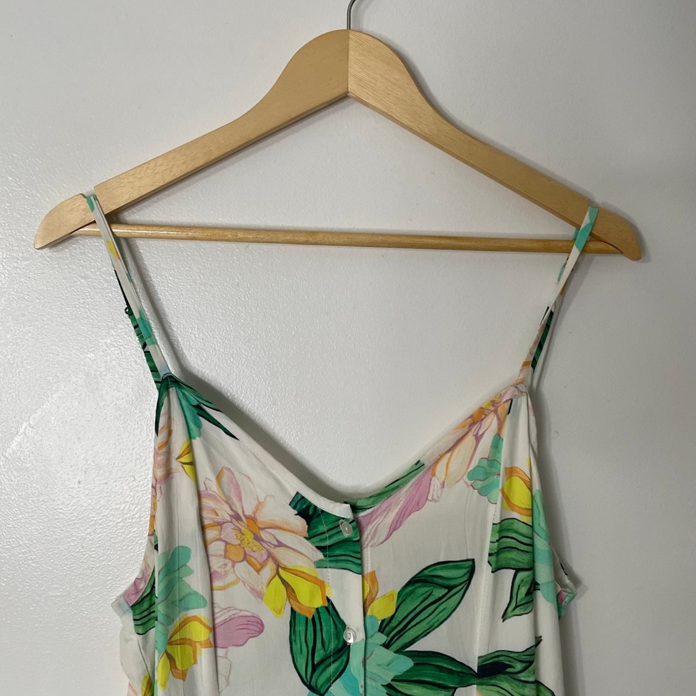 Cleobella Antropologie Estelle Dress Large Floral Midi Button Front Trad Cottage - Picture 4 of 10